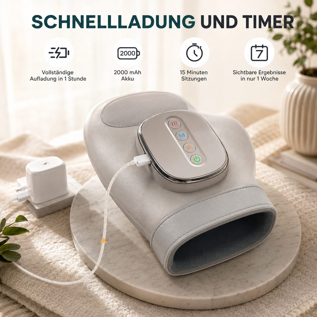 Handmassagegerät mit Wärme & Kompression