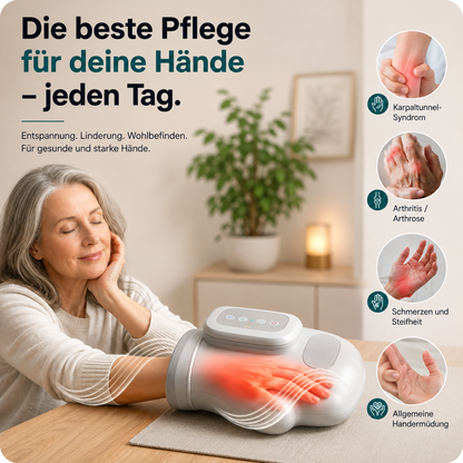 Handmassagegerät mit Wärme & Kompression