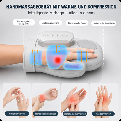 Handmassagegerät mit Wärme & Kompression